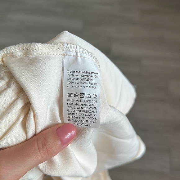 Cream Shorts Bermudas Skorts High Waist / Size S - Picture 6 of 14